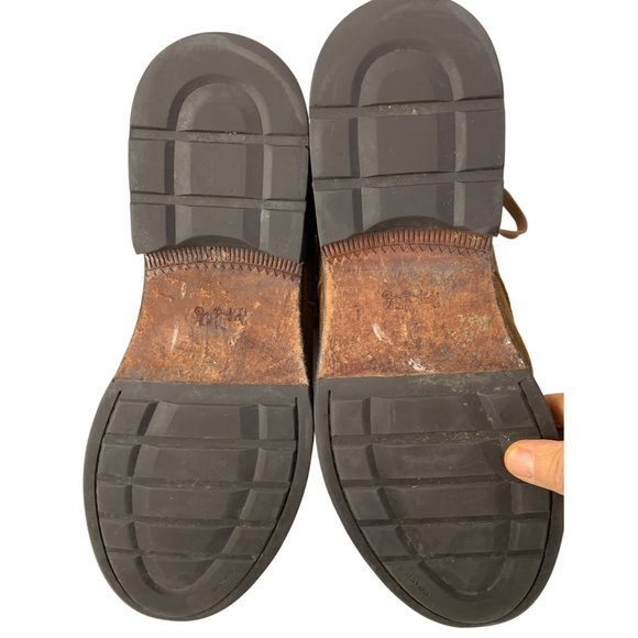 Mens Coach Bleecker Brown Suede Lace Up Boots Size 13D 6591 GUC Style G1547 - Picture 8 of 15